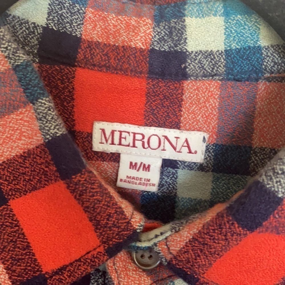 Fab Plaid Button Down Shirt / Shacket - image 5